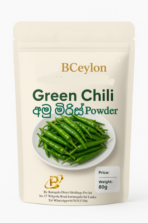 Green chili powder