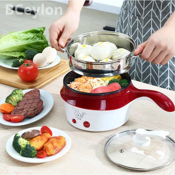 *STEAM ELECTRIC STEEL HEAD | DOUBLE SWITCH COOKING POT |