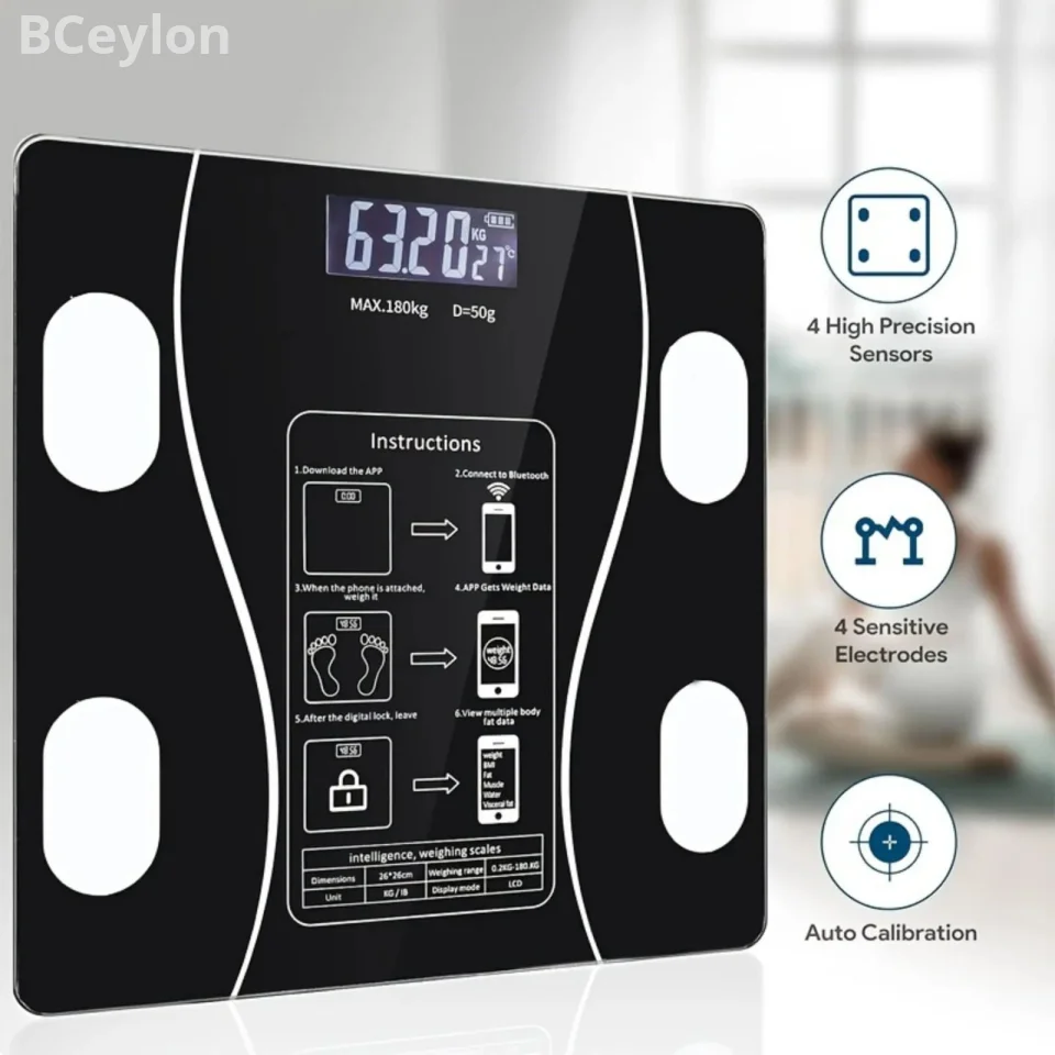 BLUETOOTH BATHROOM SCAL